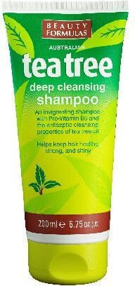 Шампунь для волос Beauty Formulas Formulas Tea Tree Szampon oczyszczający do włosów 200 ml