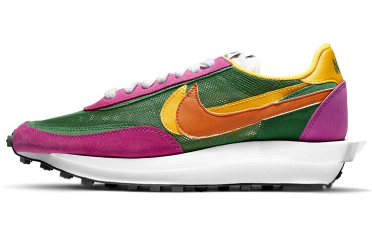 Sacai X Nike Waffle Pine Green