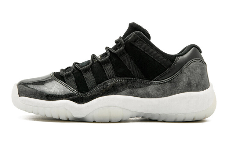 Jordan Air Jordan 11 Low Barons 伯爵 低帮 复古篮球鞋 GS 黑 / Кроссовки Jordan Air Jordan 528896-010