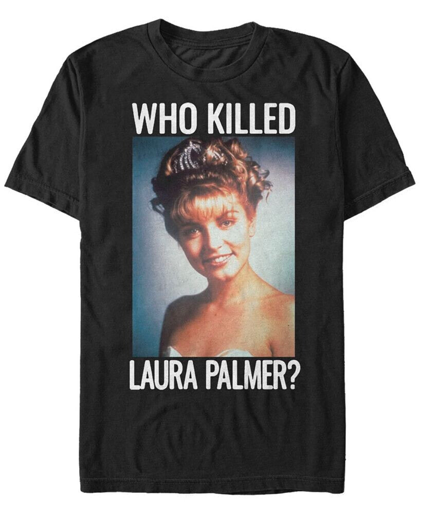 Twin Peaks Men's Who Killed Laura Palmer Short Sleeve T-Shirt