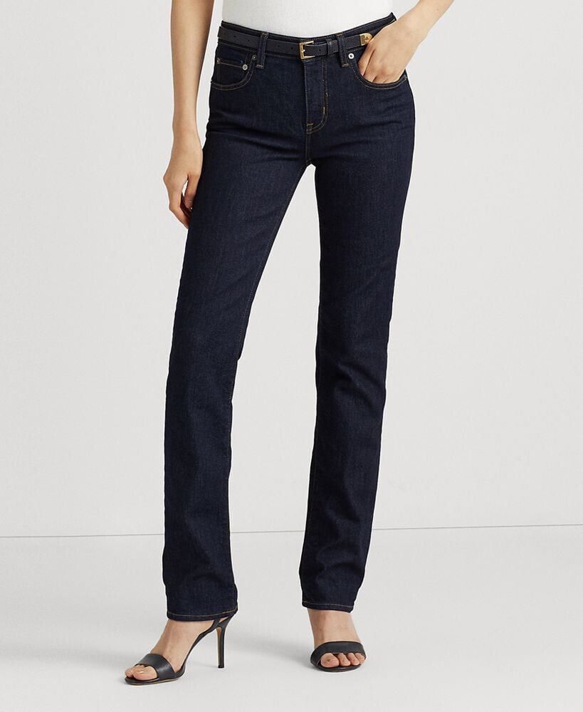 Lauren Ralph Lauren super Stretch Premier Straight Jeans, Regular and Short Lengths