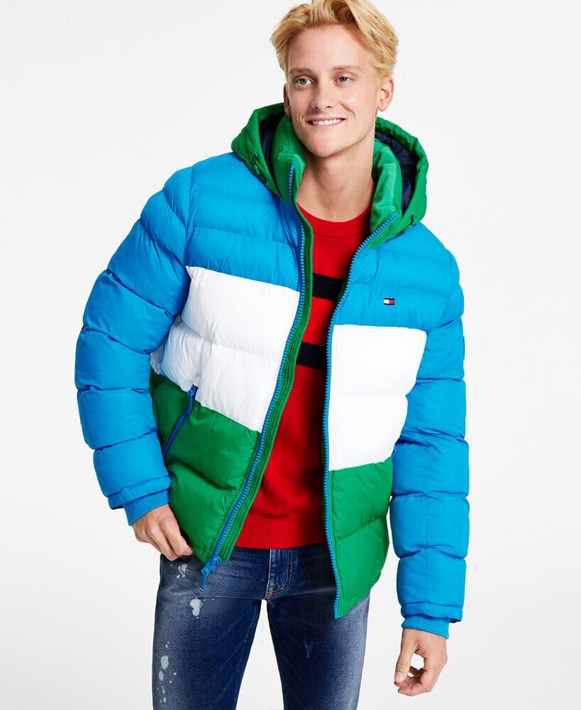 Macy's tommy hilfiger puffer on sale jacket