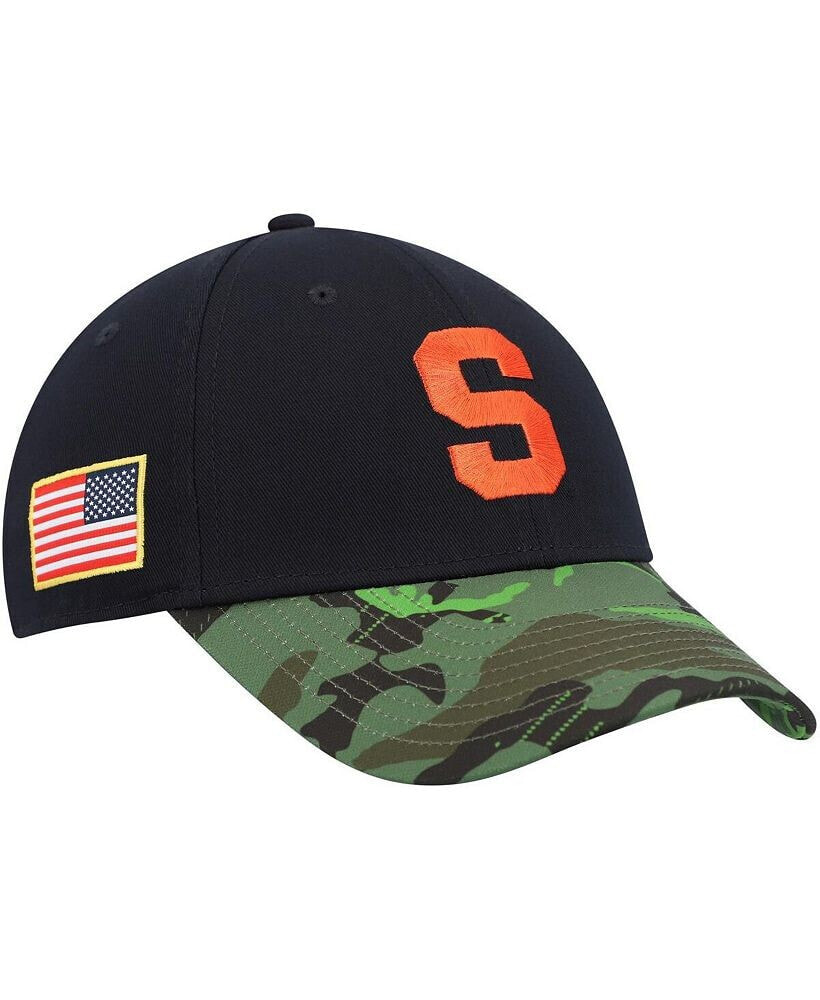 Nike men's Black, Camo Syracuse Orange Veterans Day 2Tone Legacy91 Adjustable Hat