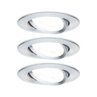 PAULMANN 934.69 - GU10 - 3 bulb(s) - LED - 19.5 W - 460 lm - Aluminium