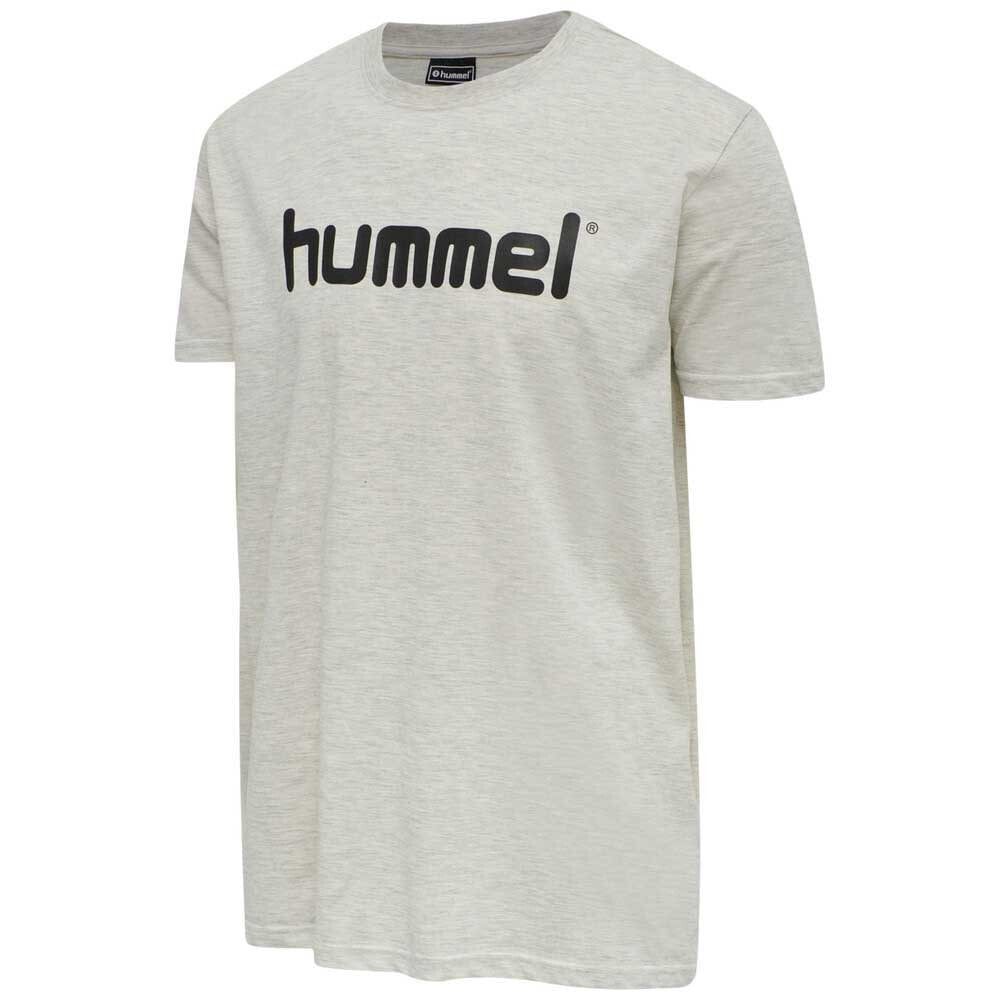 & Logo Color: Go HUMMEL Buy the to 168 Sleeve | from Egret Size: UAE, EAD Price Short in T-Shirt Dubai Online Cotton Alimart Shipping 2XL: Melange;