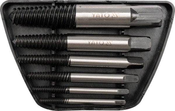 Yato YT-0590 инструмент для извлечения винтов/болтов Набор для извлечения винтов 6 шт
