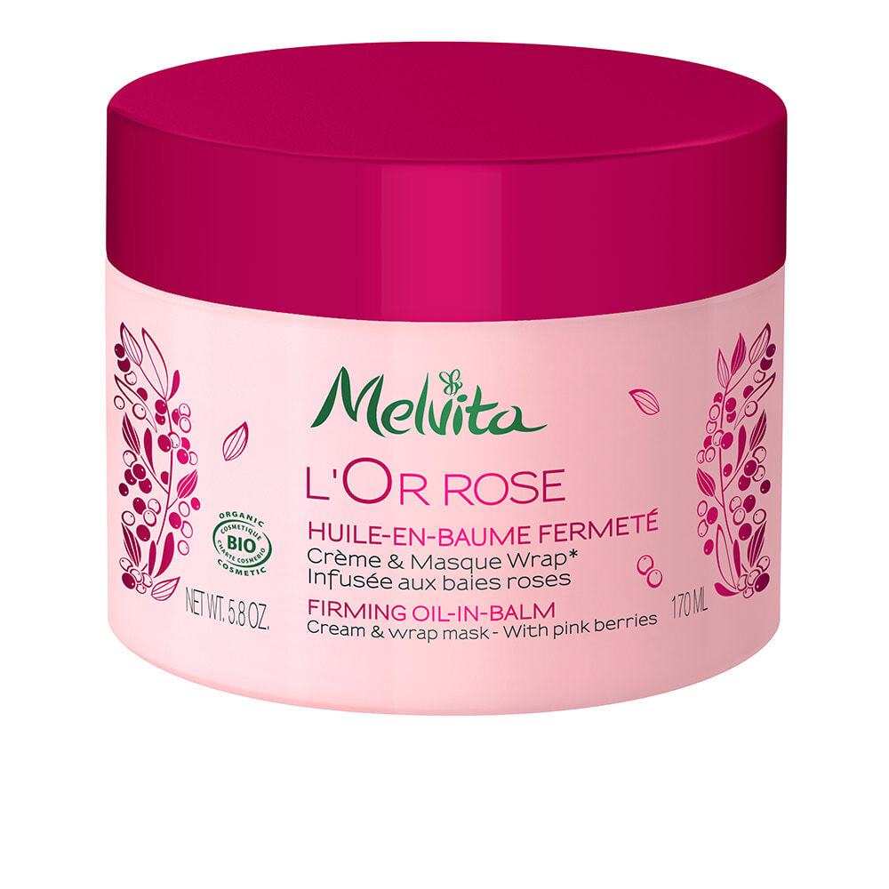 Melvita LOr Rose Firming Oil IN Balm Cream & Wrap Mask Укрепляющий бальзам против целлюлита и для разглаживания кожи  170 мл