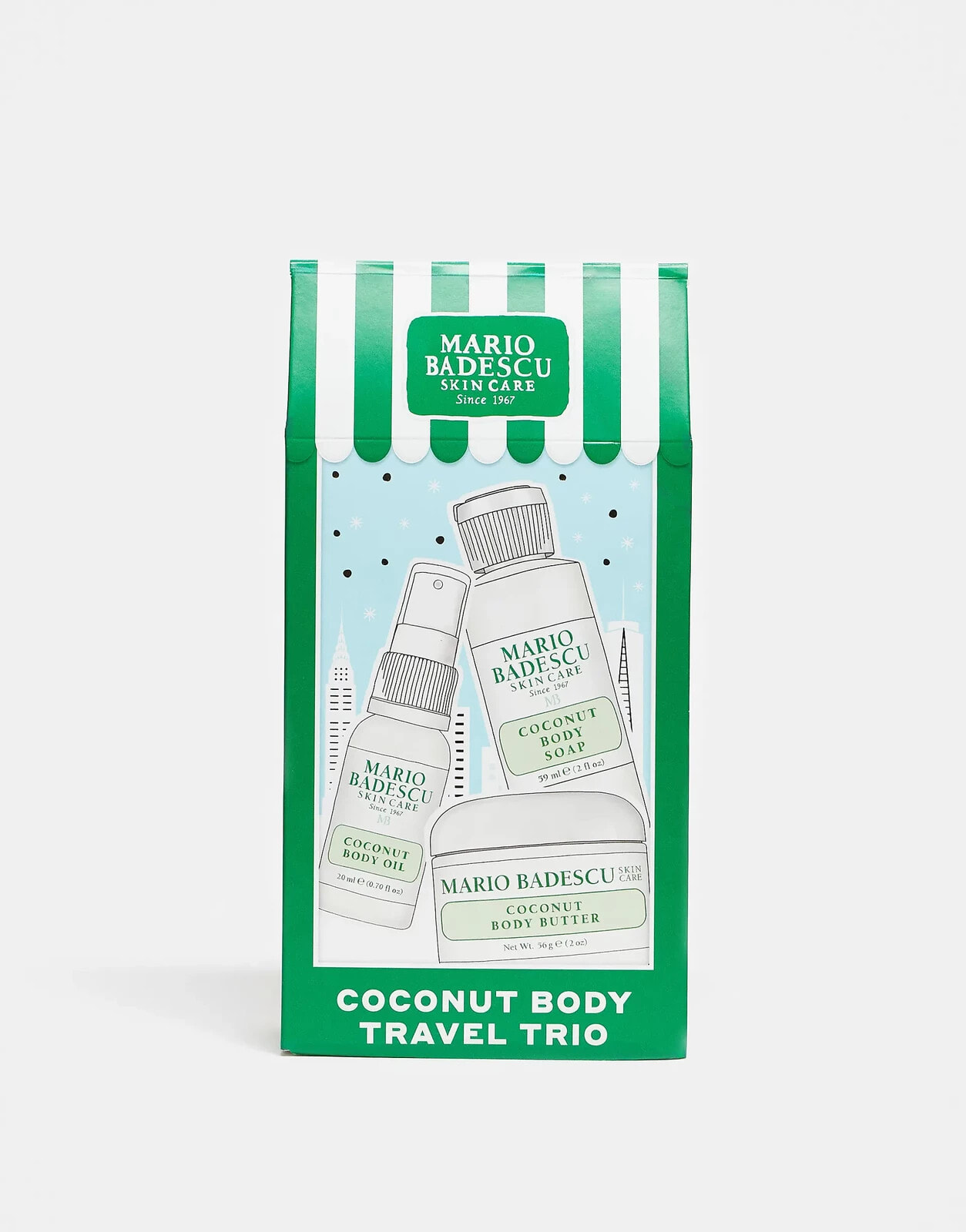 Mario Badescu – The Coconut Body Travel Trio – Körperpflege-Reiseset – 20% Ersparnis