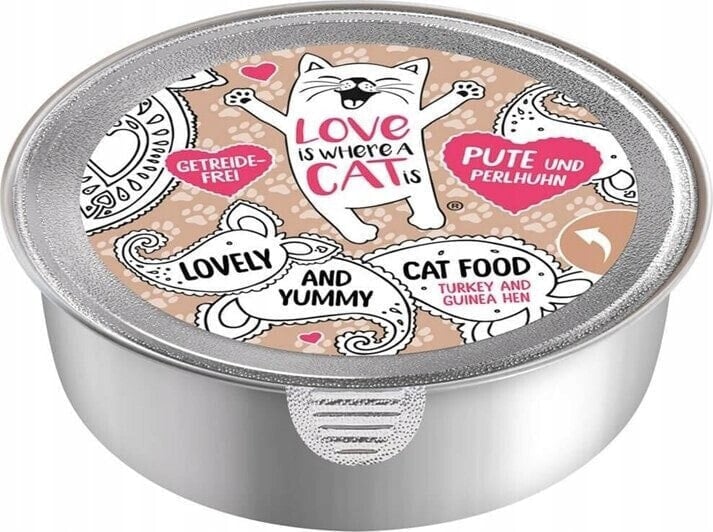 Love is where a cat is Love is where a cat is® z indykiem i perliczką 85g