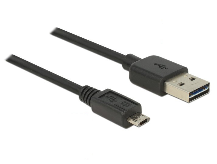 DeLOCK 83851 USB кабель 3 m 2.0 USB A Micro-USB B Черный
