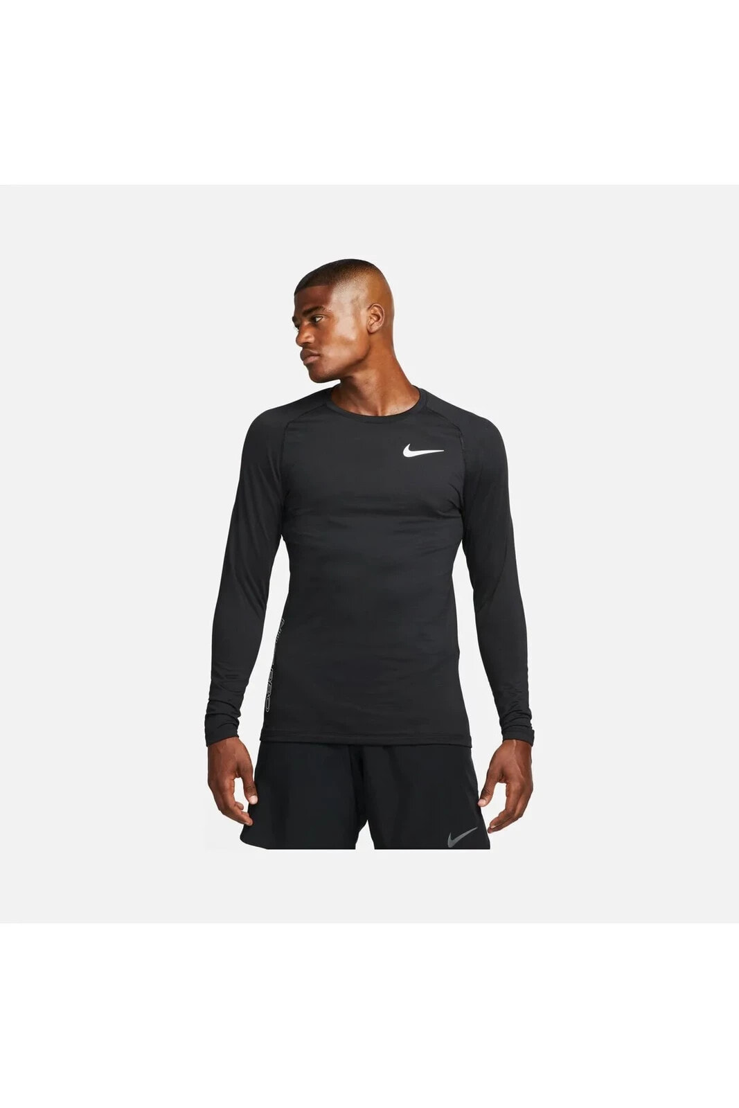 Warm Athletic Training Long-Sleeve Siyah Erkek T-shirt DQ5448-010