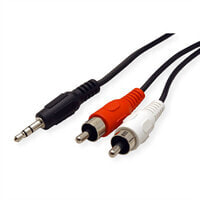 ROLINE 3.5mm/2x RCA (M) Cable 10 m аудио кабель 11.09.4349