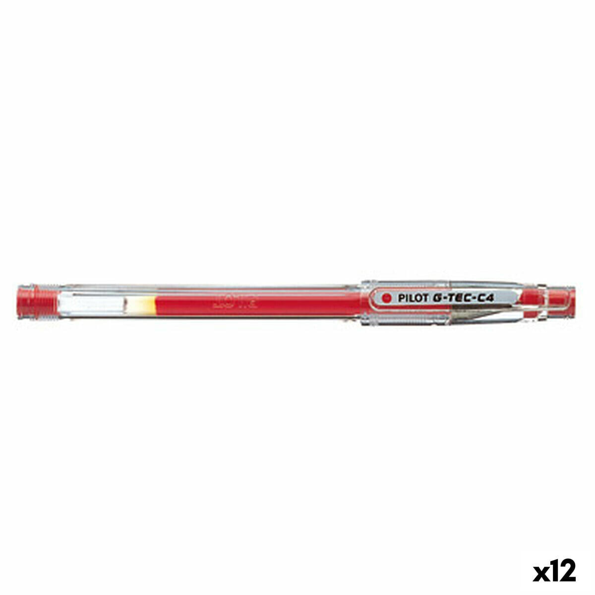 Gel pen Pilot G-TEC C4 Red 0,2 mm (12 Units)