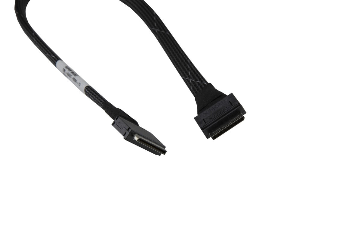 Supermicro CBL-SAST-0934-12 кабельный разъем/переходник SFF-8611 (x8) Черный