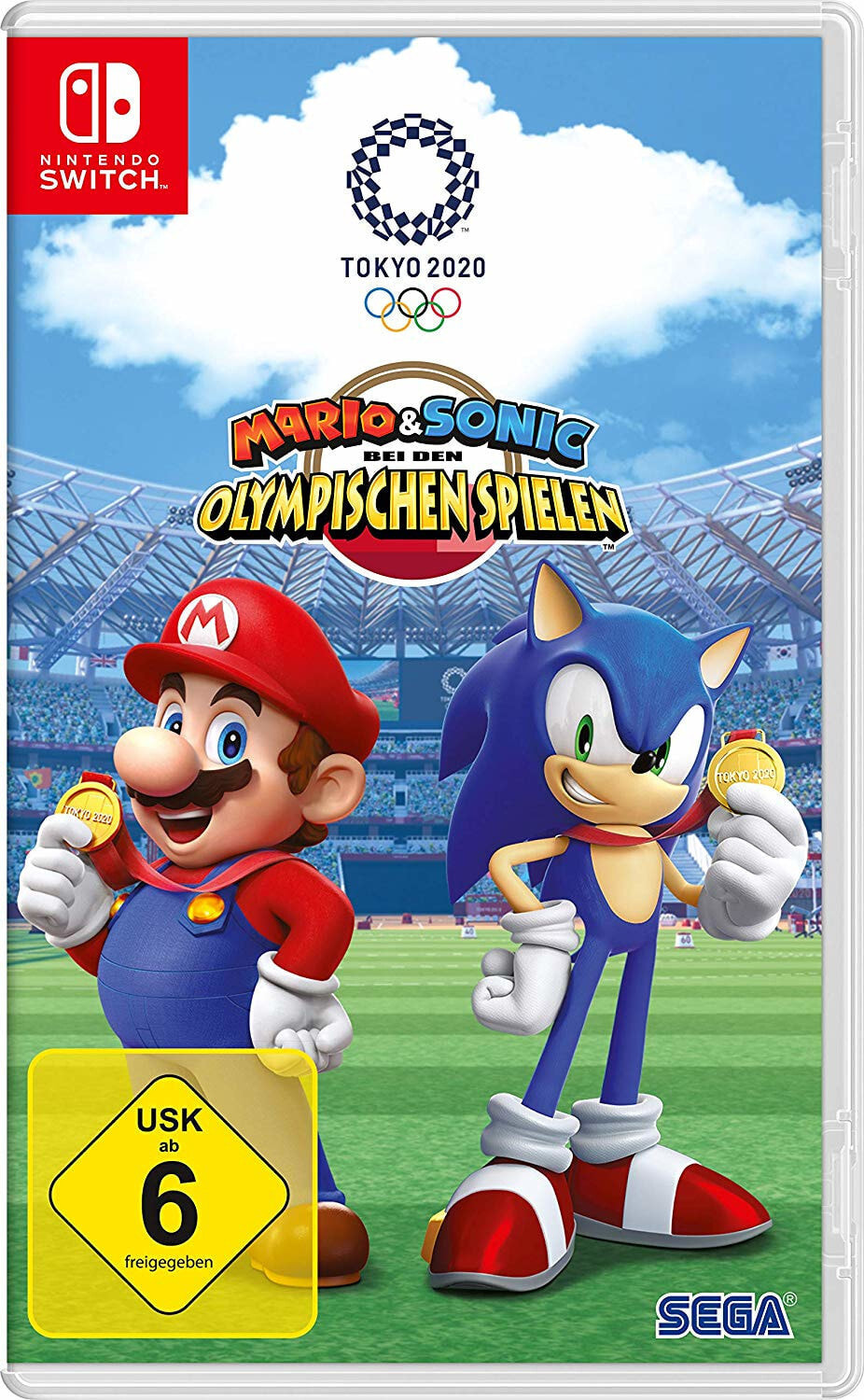 Nintendo Switch Mario & Sonic Olympische Spiele Tokyo 2020 Nintendo Switch Стандартный Немецкий 10002024