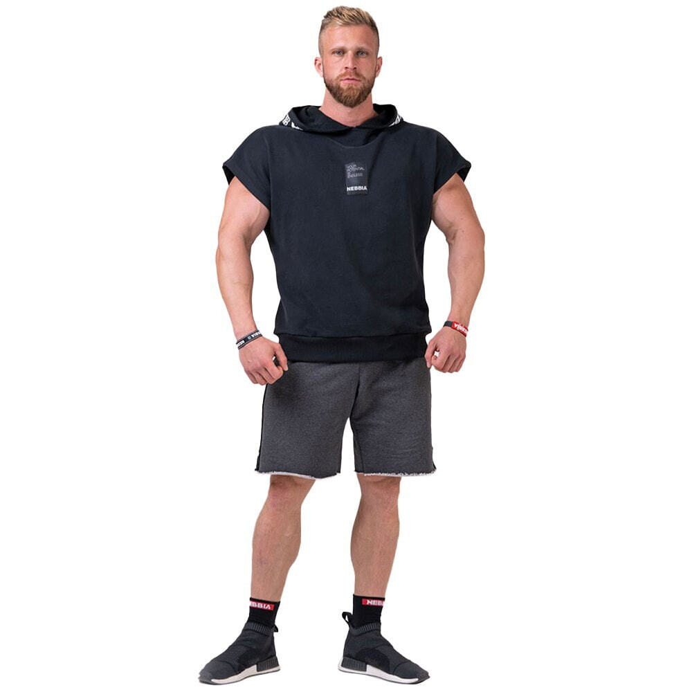 NEBBIA No Limits Rag With A Hoodie 175 Short Sleeve T-Shirt