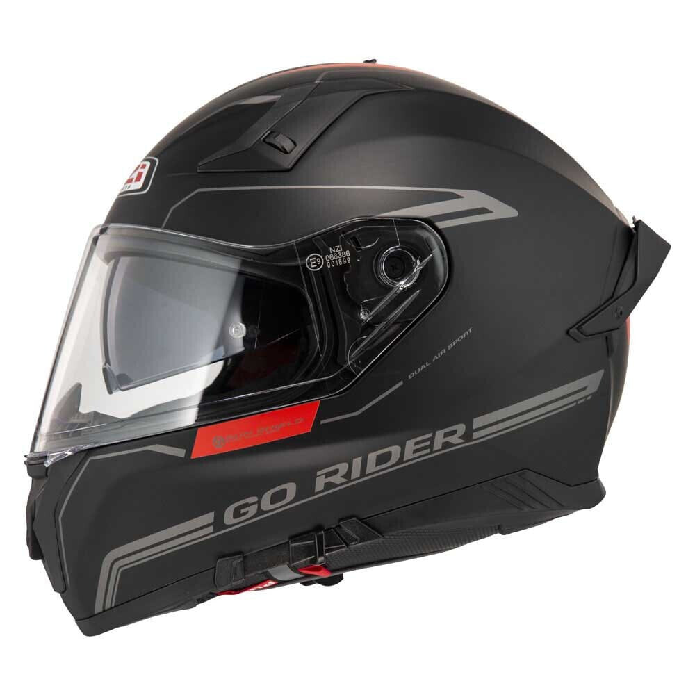 NZI Go Rider Stream Solid Full Face Helmet