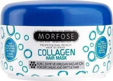 Morfose Professional Reach Collagen Hair Mask Питательная коллагеновая маска для сухих и ломких волос 500 мл