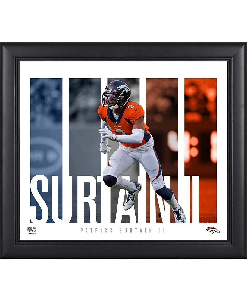 Fanatics Authentic patrick Surtain II Denver Broncos Framed 15