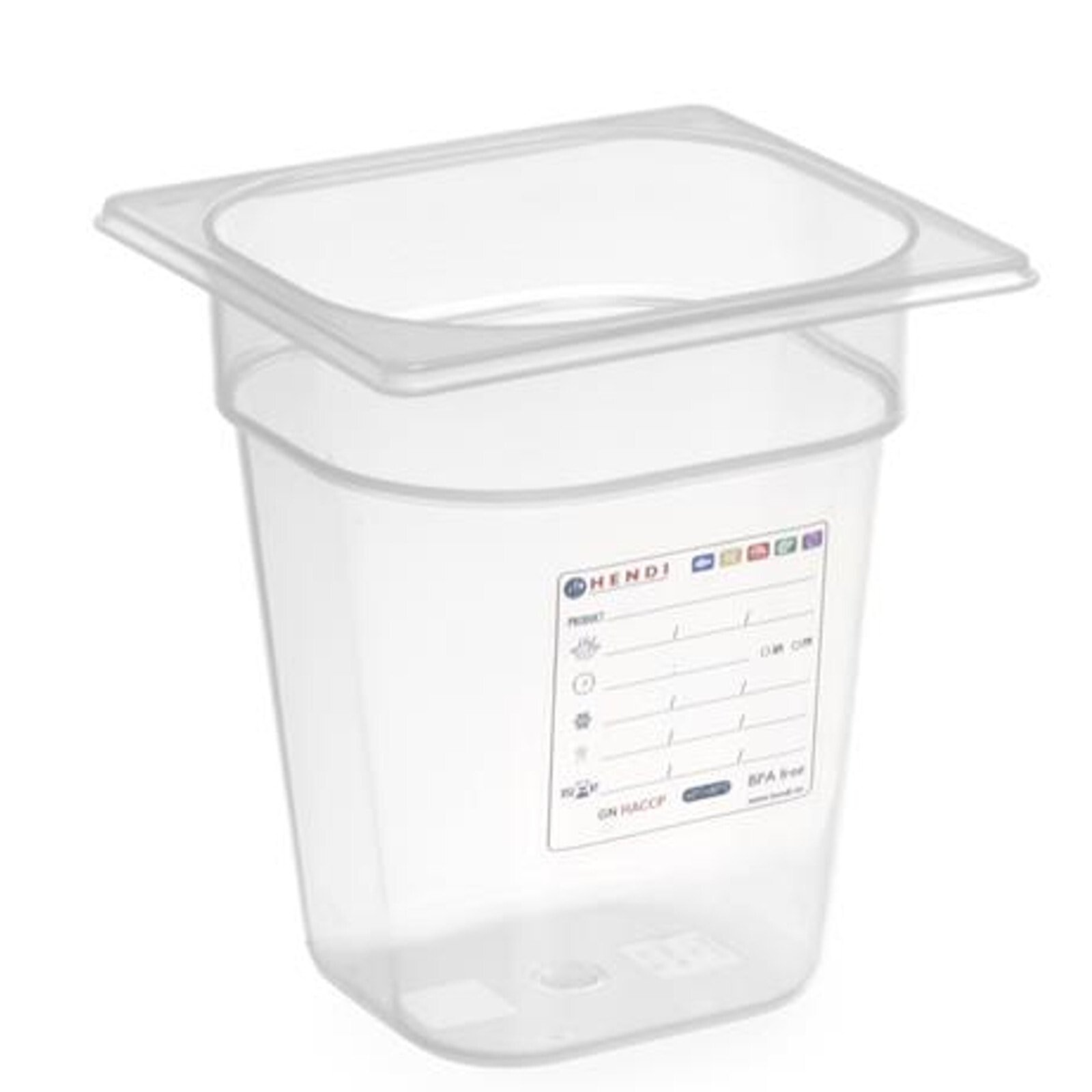 Container made of polypropylene GN 1/6, height 65 mm - Hendi 880487