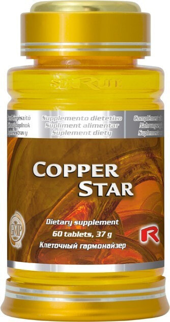 Starlife Copper Star Активная пищевая добавка с медью для костей и кроветрворения 60 таблеток