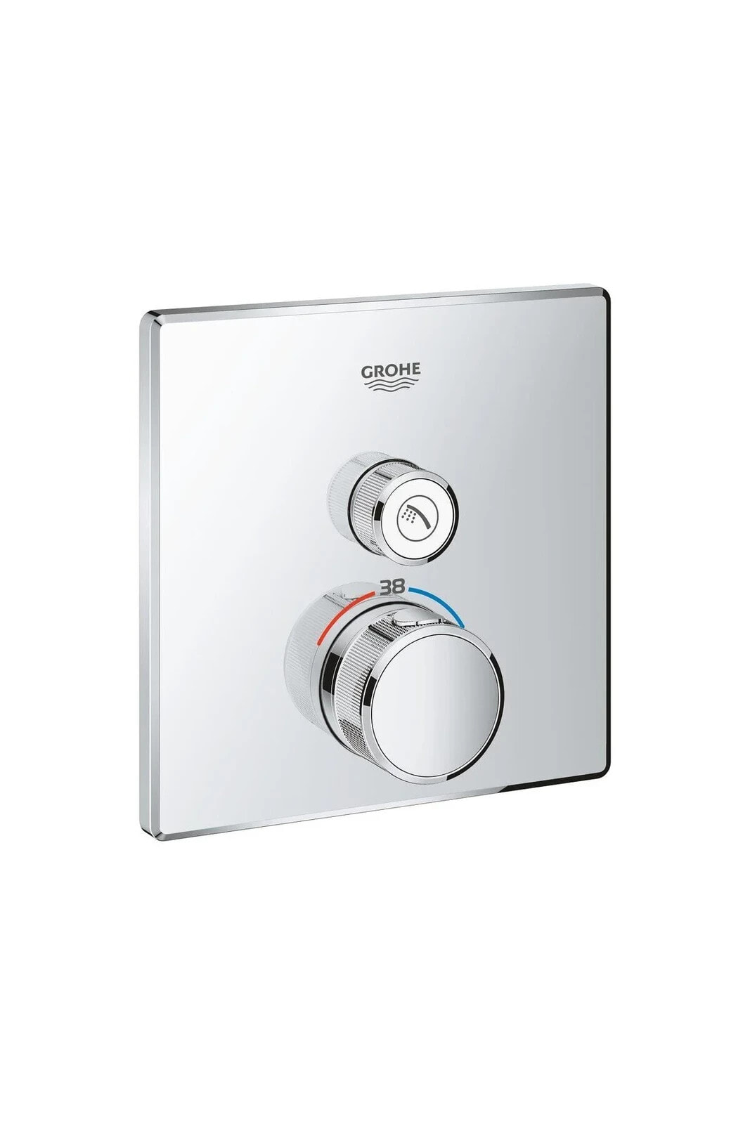 Grohtherm Smartcontrol Tek Valfli Akış Kontrollü, Ankastre Termostatik Duş Bataryası 29123000