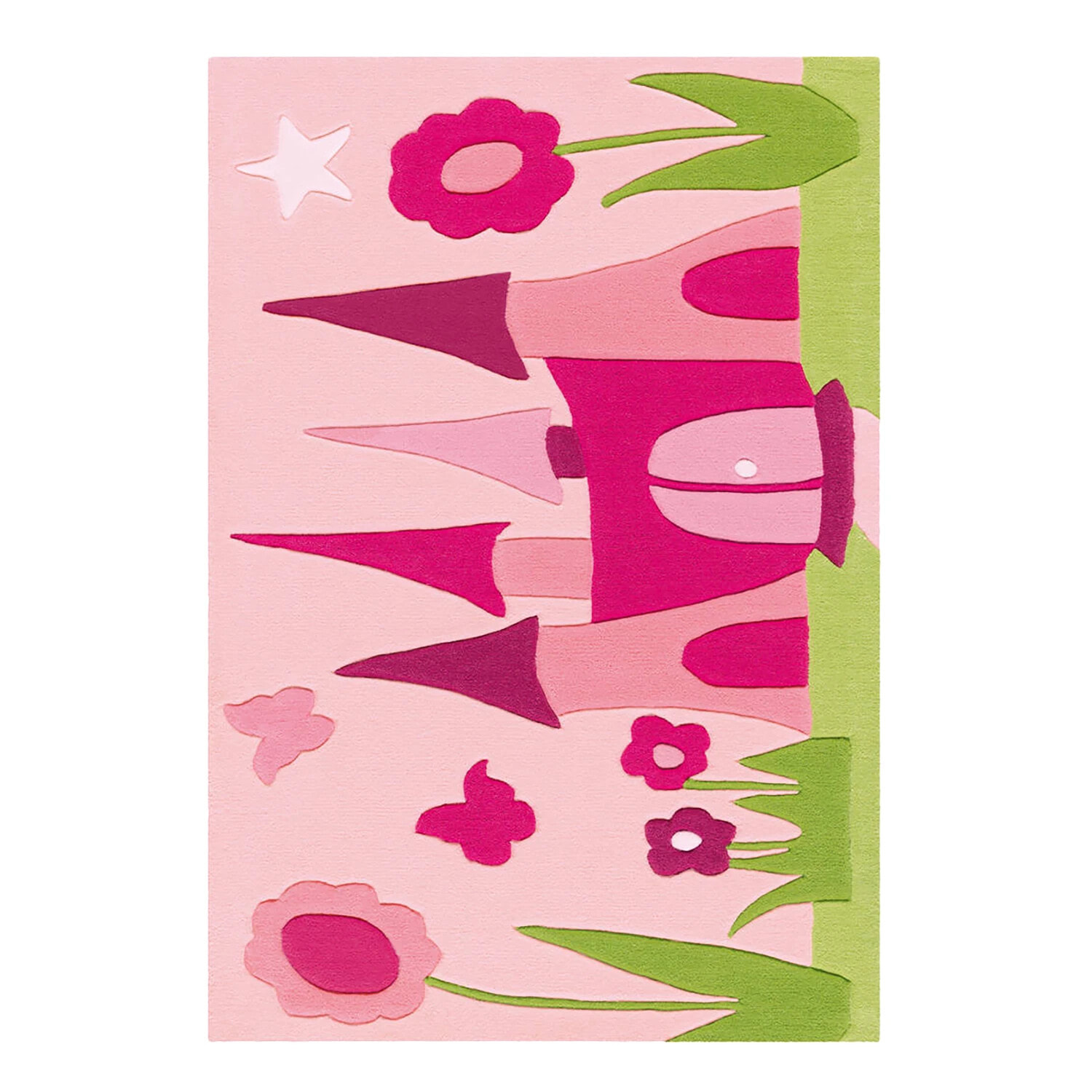 Детский ковер aRTE ESPINA ширина 90 см, с принтом розовый цвет