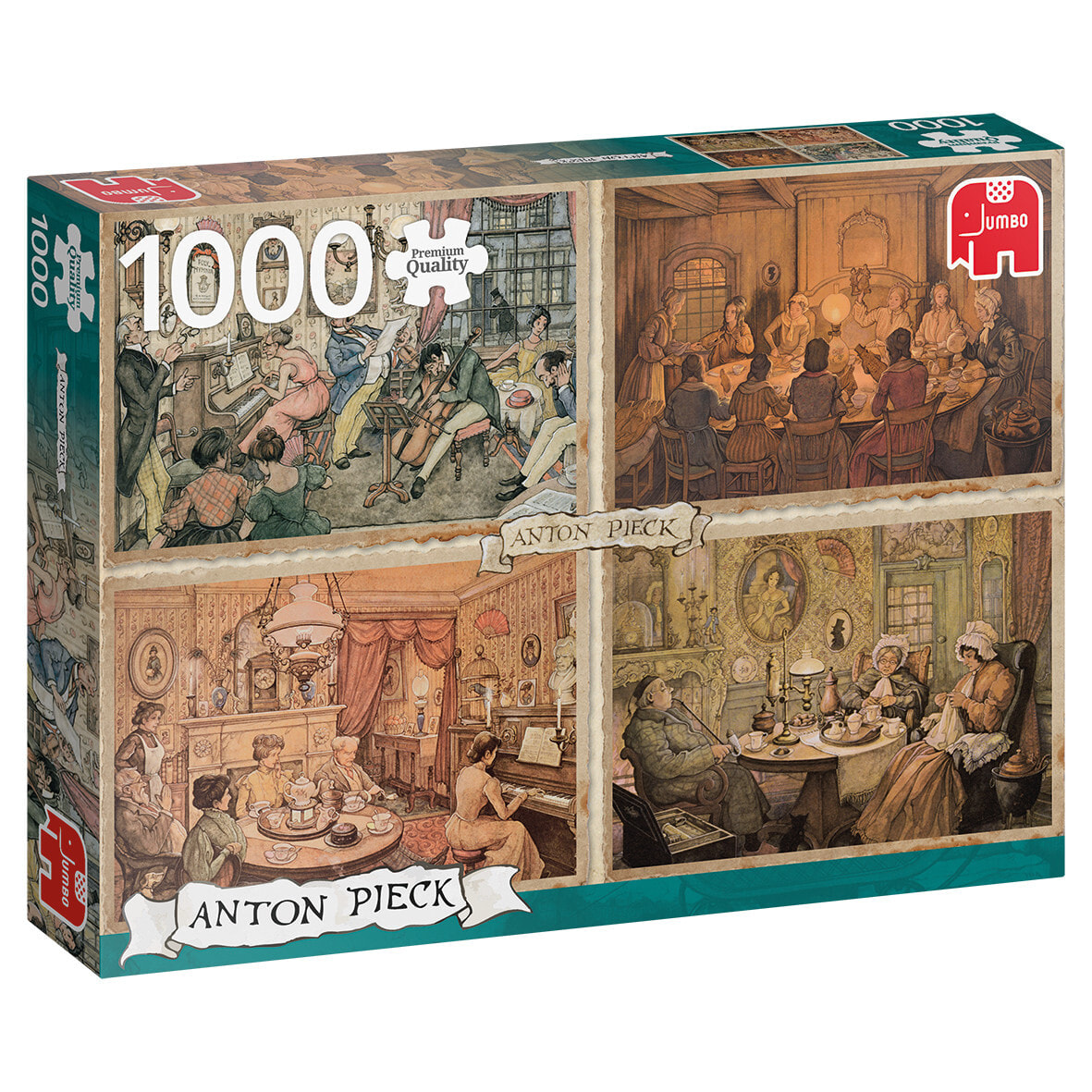Premium Collection Anton Pieck - Living Room Entertainment 1000 pcs Составная картинка-головоломка 1000 шт 18856