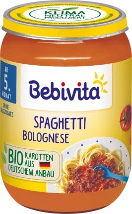 Menü Spaghetti Bolognese ab dem 5.Monat, 190 g