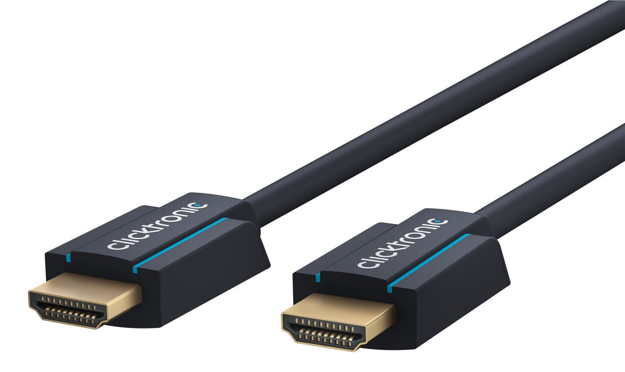 ClickTronic 40987 - 0.5 m - HDMI Type A (Standard) - HDMI Type A (Standard) - Black