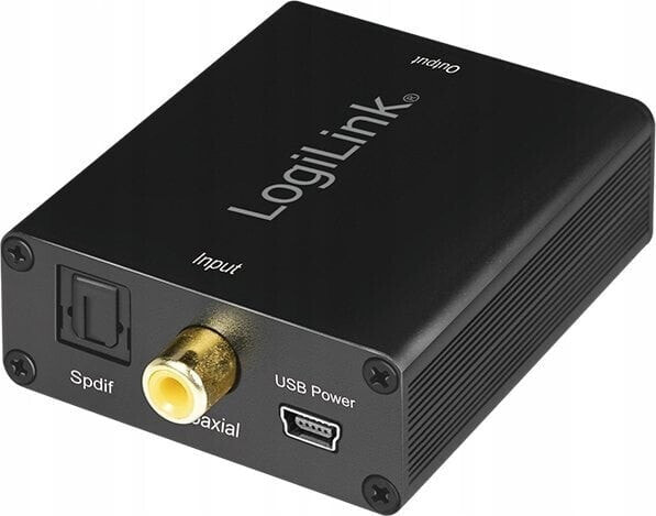 System przekazu sygnału AV LogiLink LogiLink Audio-Konverter Digital zu Analog 3.5mm/SPDIF/COAX