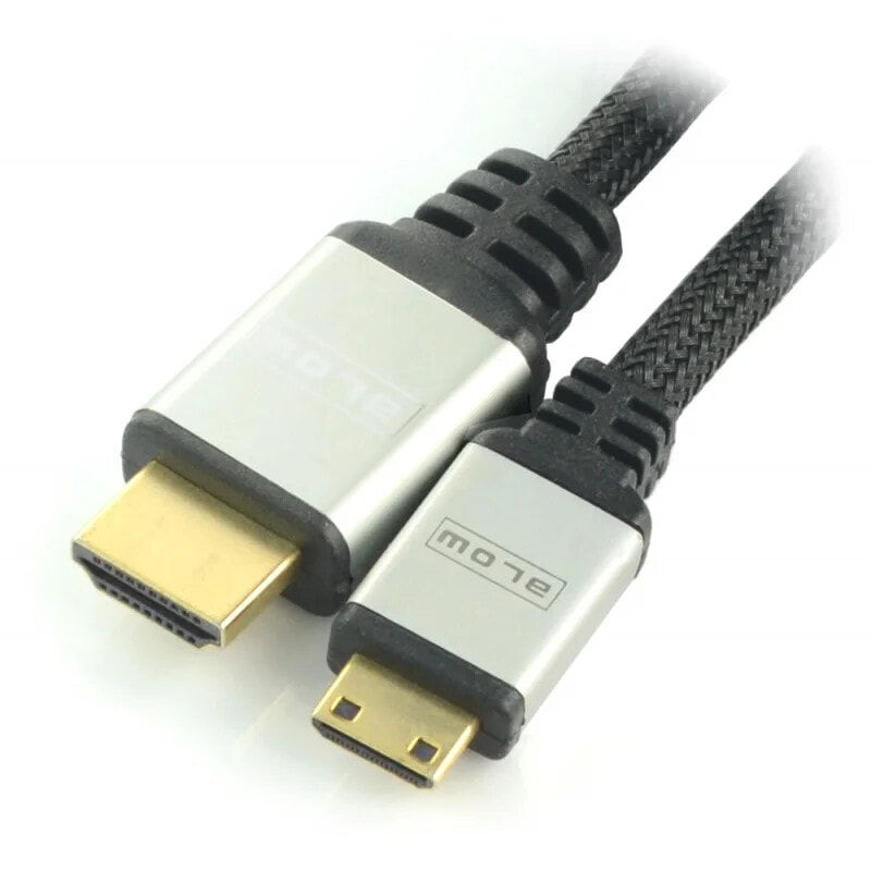 Кабель HDMI-microHDMI выдувное серебро - 1,5 м