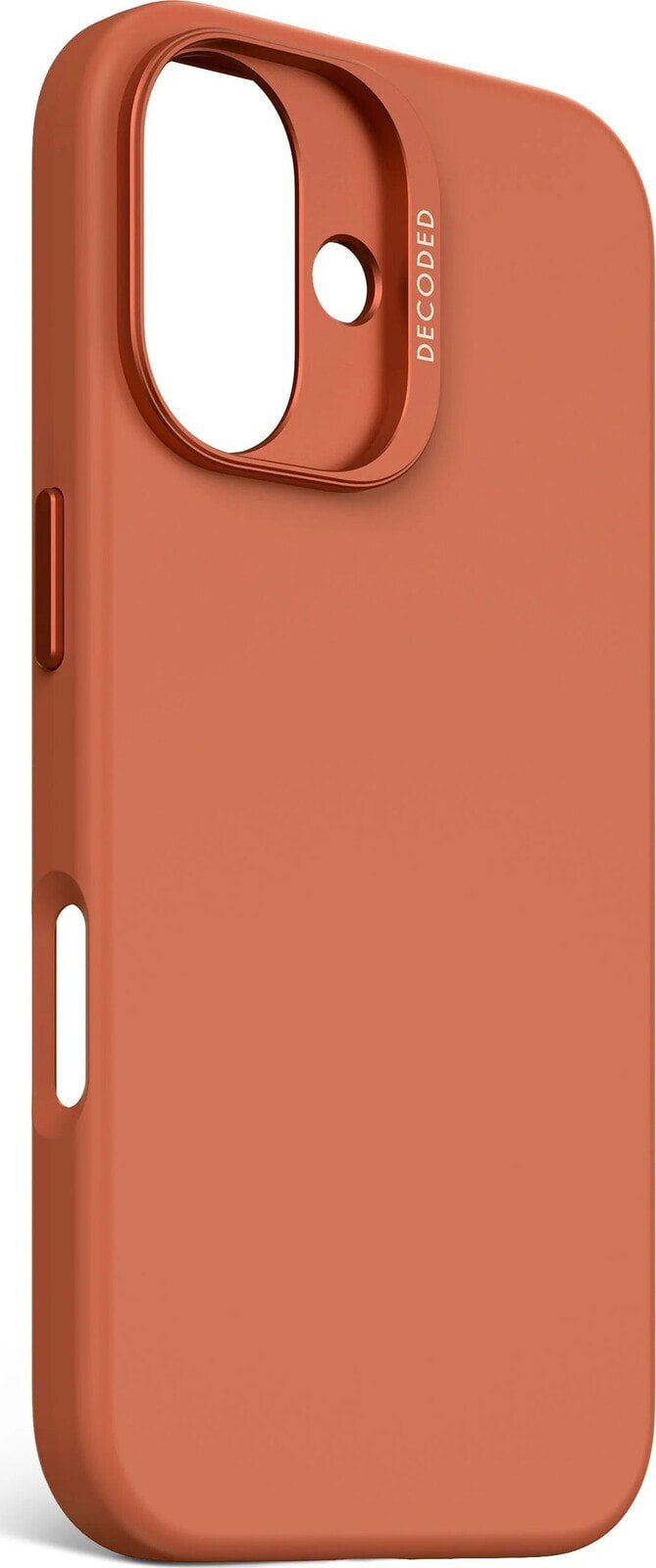 Decoded Decoded AntiMicrobial Silicone Backcover - silikonowa obudowa ochronna do iPhone 16 kompatybilna z MagSafe (sand stone)