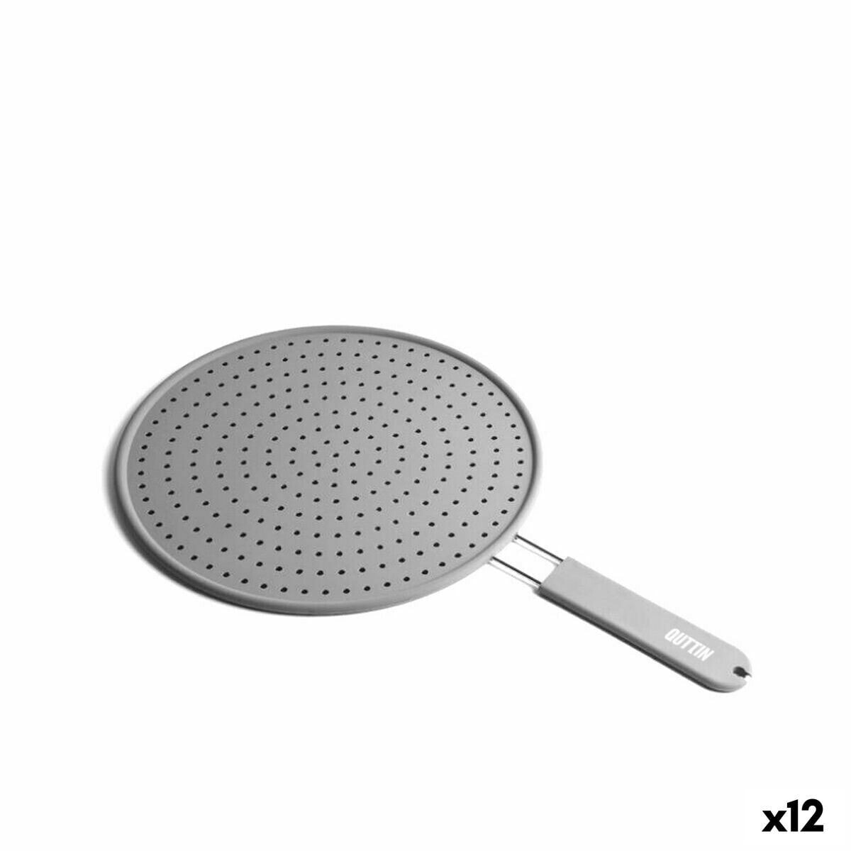 Frying Pan Lid Quttin Lid to prevent spitting Silicone 28 x 45,5 x 0,7 cm