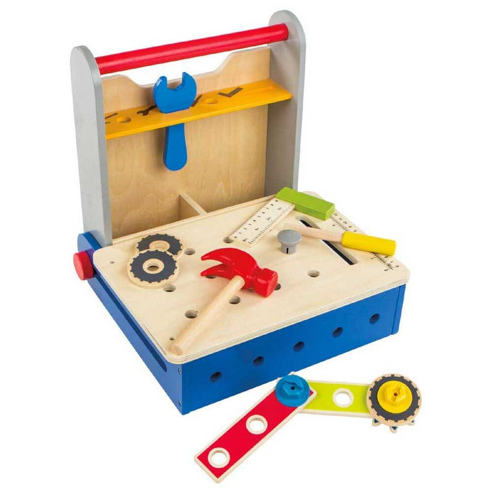 COLOR BABY Folding Wooden Tool Box Play & Learn