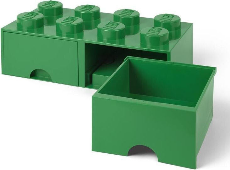 Контейнер Lego для хранения игрушек, зеленый цвет, 50 x 25 x 18 cm