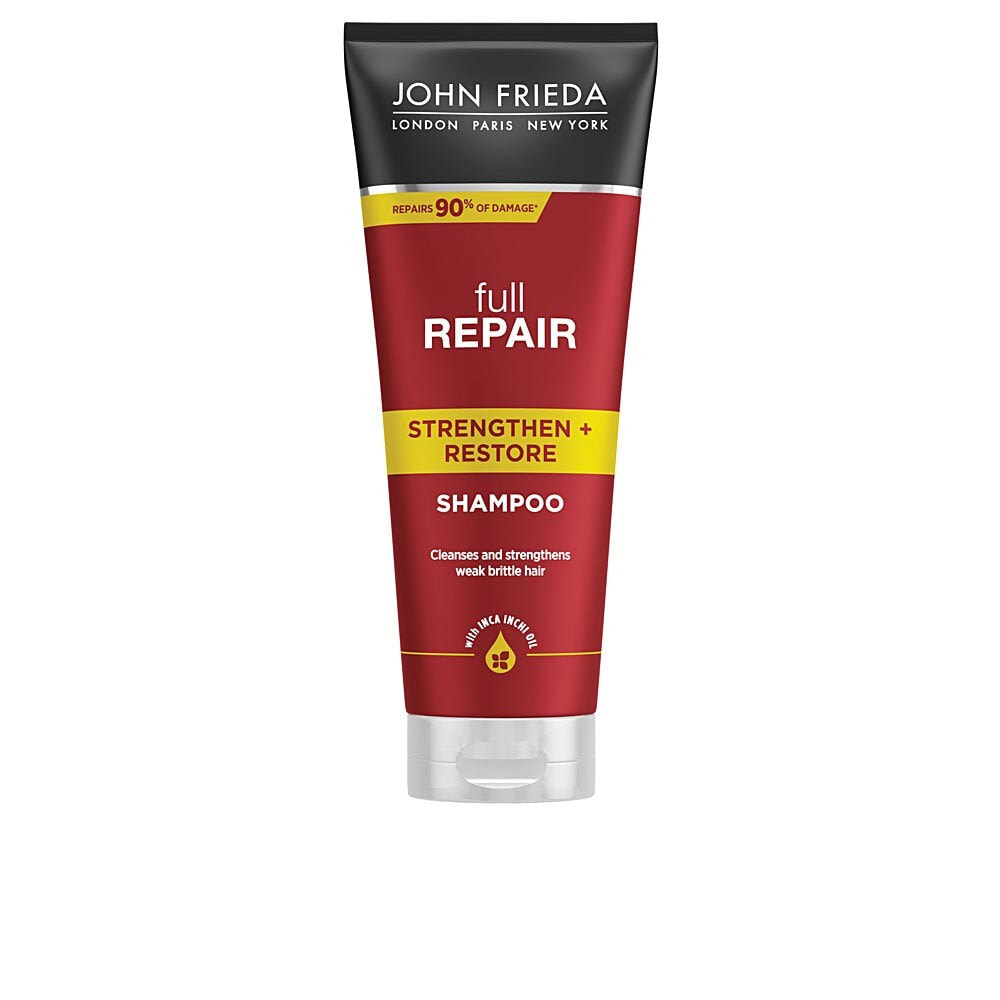 John Frieda Full Repair Strengthen + Restore Shampoo Укрепляющий и восстанавливающий шампунь для ослабленных волос 250 мл