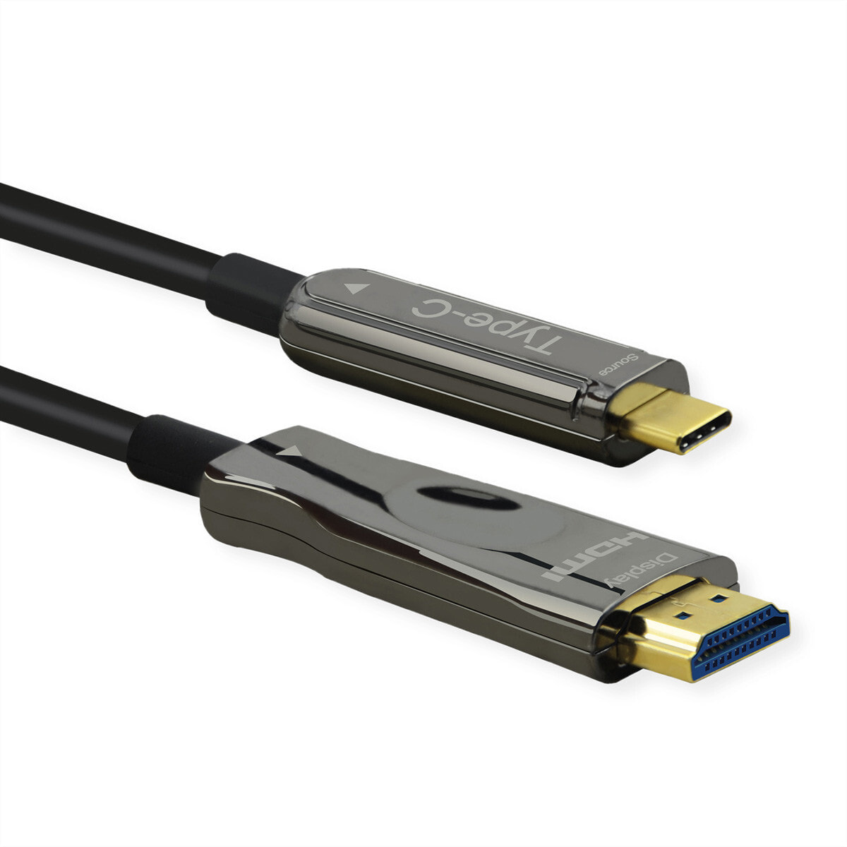 Adapterkabl (AOC) USB C - HDMI 4K ST/ST, 30m -  USB Typ C - HDMI (AOC) Adapterkabel - ST/ST