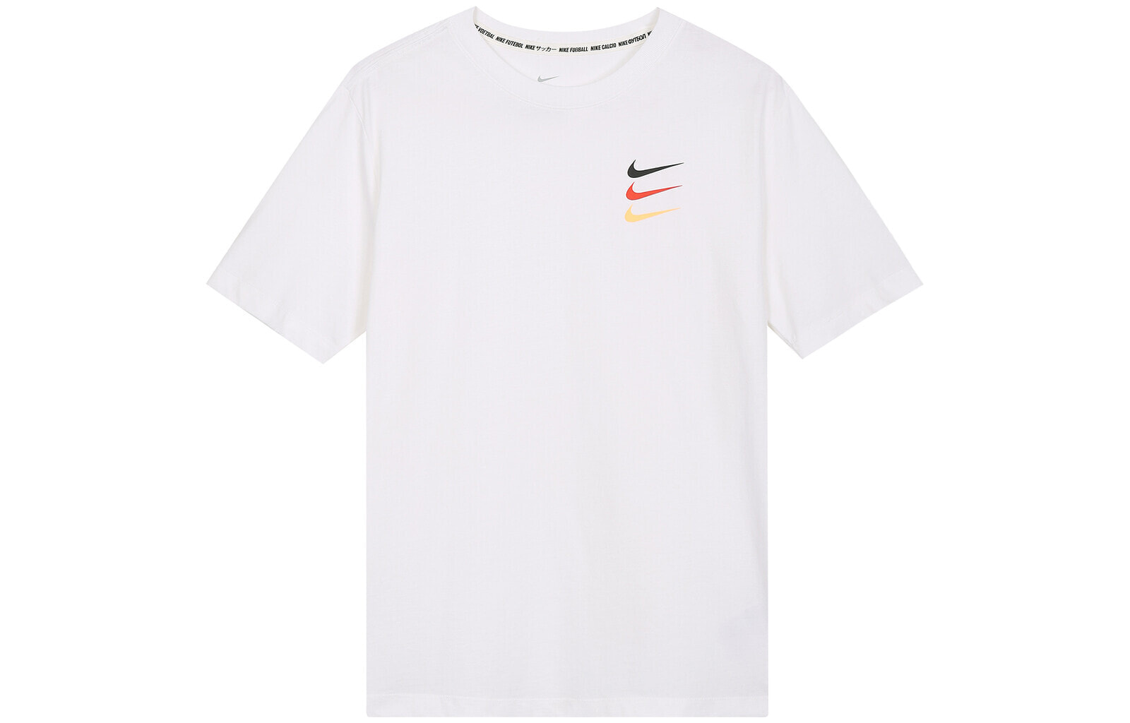 Nike F.C. 三彩钩 Logo 足球短袖T恤 男款 白色 / Трендовая одежда Nike F.C. Logo T CT8432-100