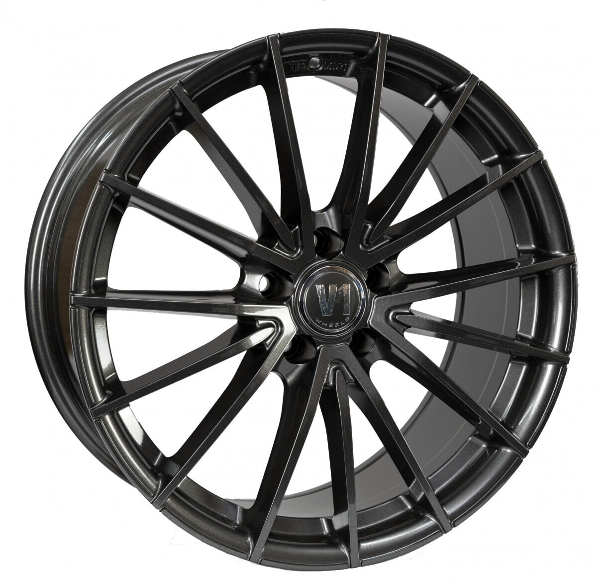 Колесный диск литой V1 Wheels V2 daytona grau lackiert 8x18 ET45 - LK5/120 ML72.6