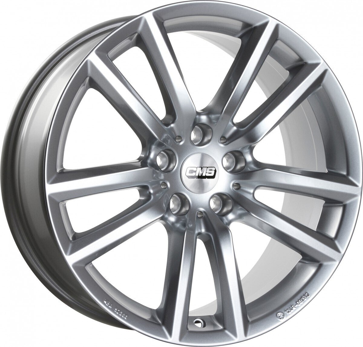 Колесный диск литой CMS C27 racing silver 8x18 ET55 - LK5/108 ML63.4