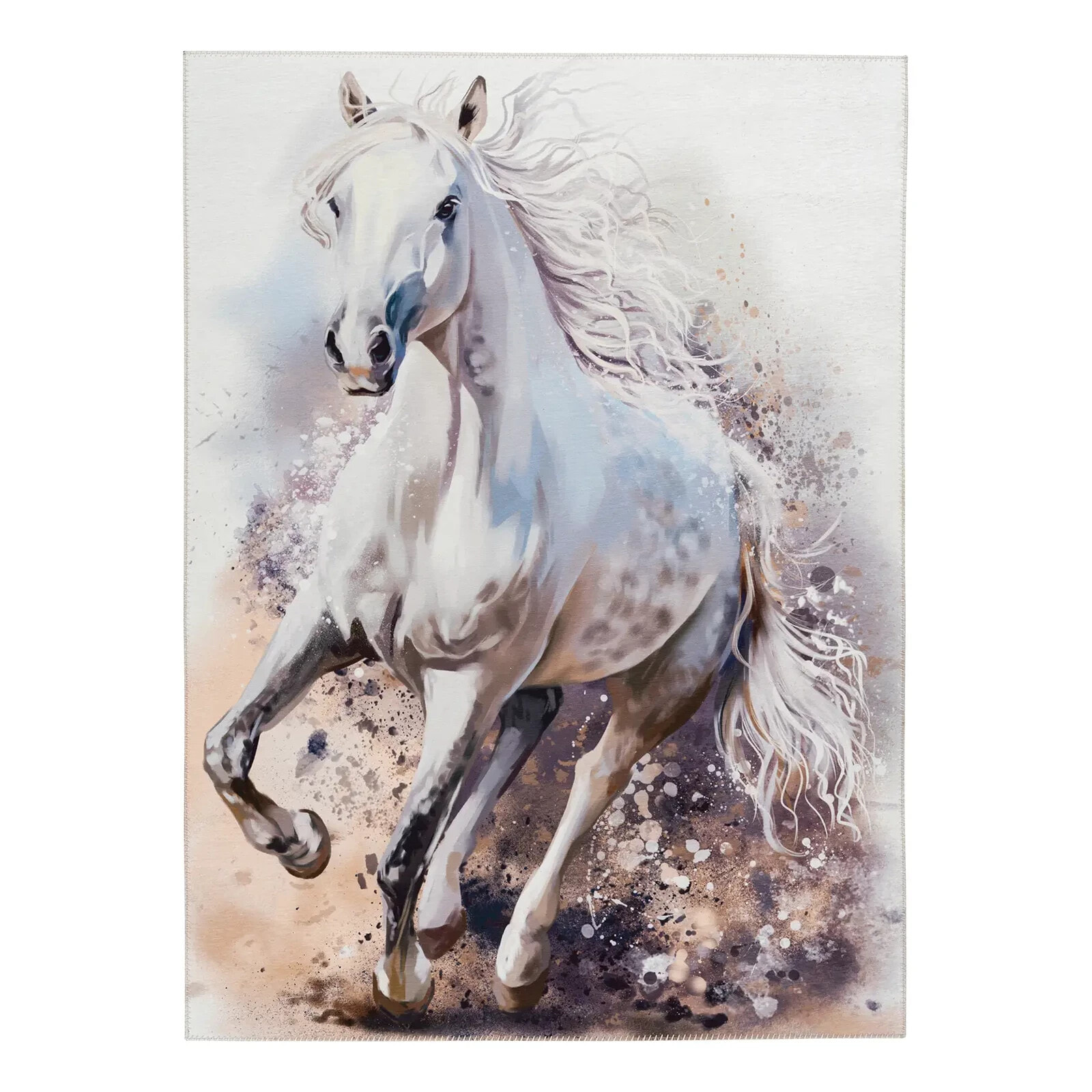 Kinderteppich My Torino Kids White Horse