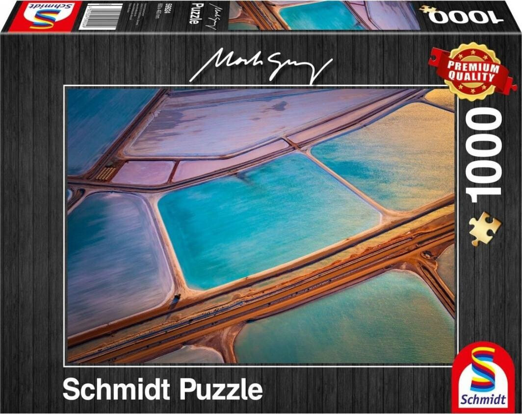 Schmidt Spiele Puzzle PQ 1000 Mark Gray Błękit