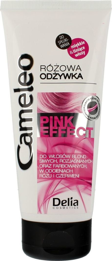 Кондиционер для поврежденных волос Delia Cosmetics Cameleo Pink Effect Odżywka do włosów różowa 200ml