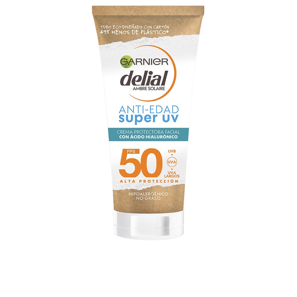 Garnier Delial  Anti Edad Super UV SPF 50  Гипоаллергенный солнцезащитный антивозрастной крем для лица 50  мл