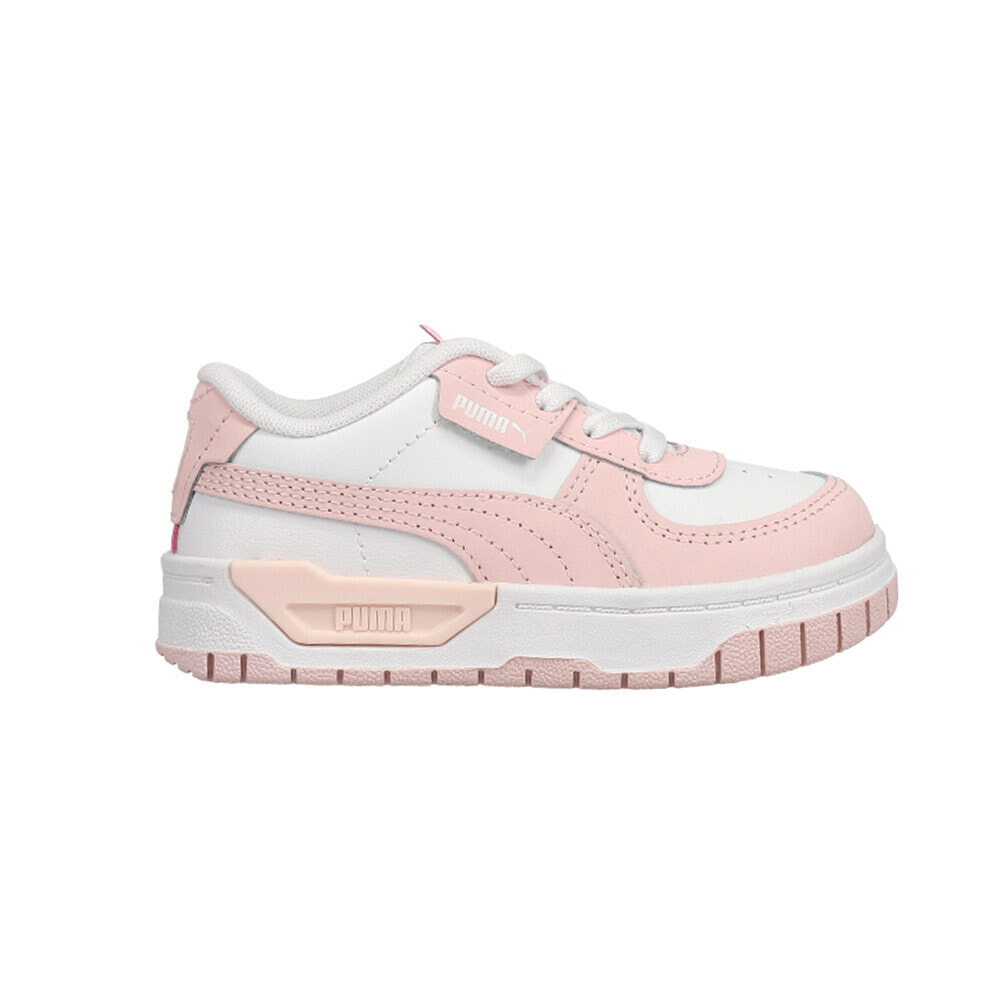 Puma Cali Dream Pastel Ac Perforated Lace Up Toddler Girls White Sneakers Casua