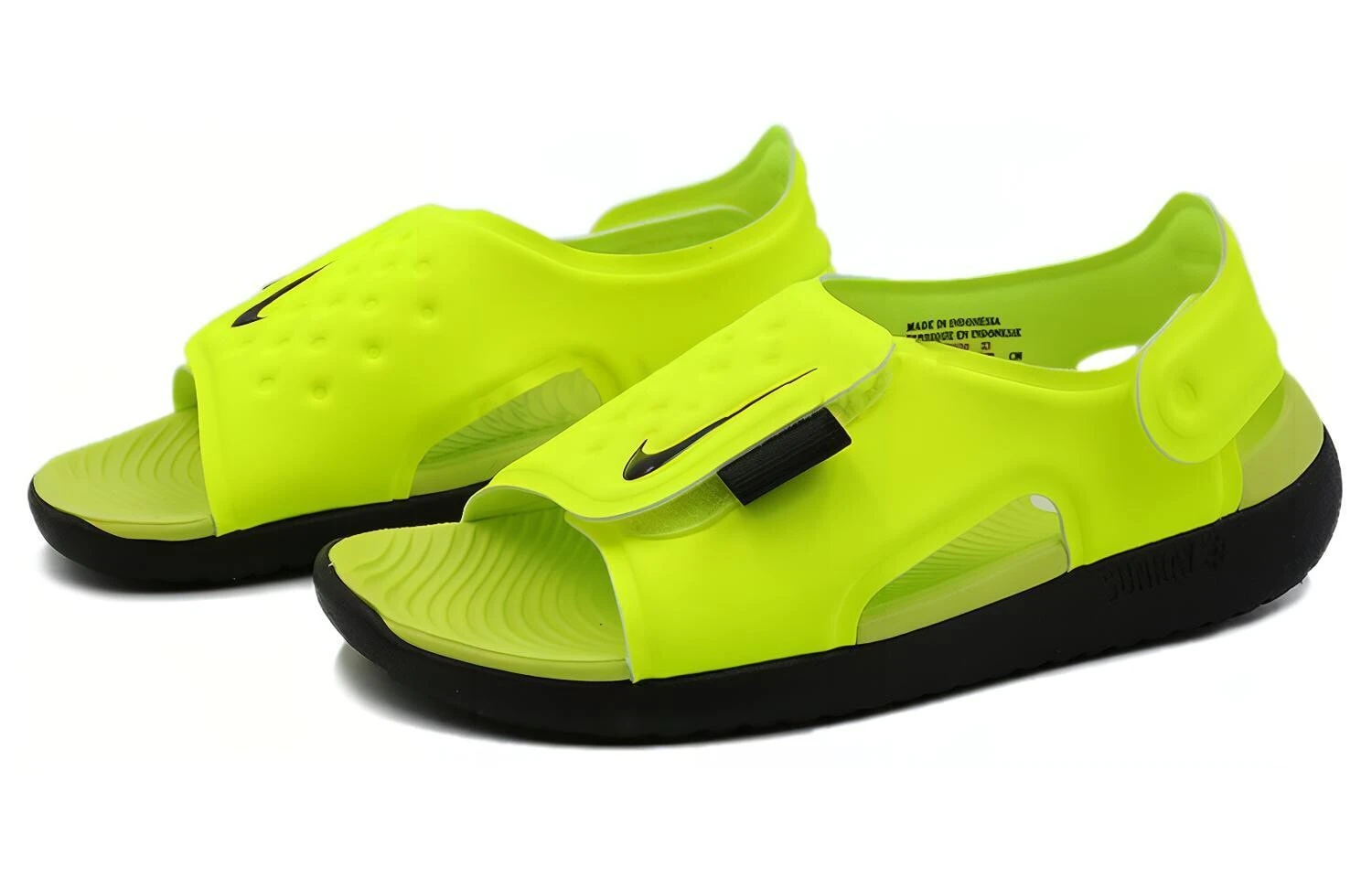 Nike Sunray Adjust 5 Children's Sandals Yellow Black Kids'