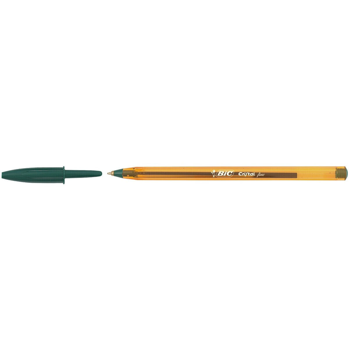 Pen Bic Cristal Fine Green 0,3 mm 50 Pieces