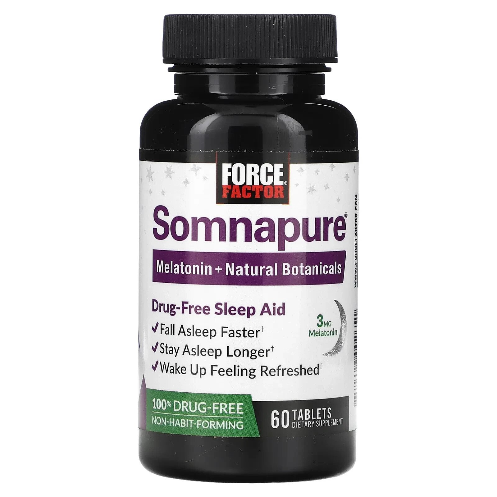 Somnapure Melatonin + Natural Botanicals, 30 Tablets