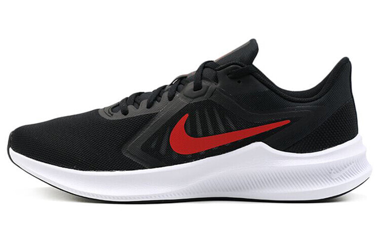 Nike Downshifter 10 舒适运动 轻便 低帮 跑步鞋 男款 黑红 / Кроссовки Nike Downshifter 10 CI9981-006